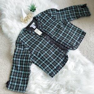 NEW Short Plaid Jacket